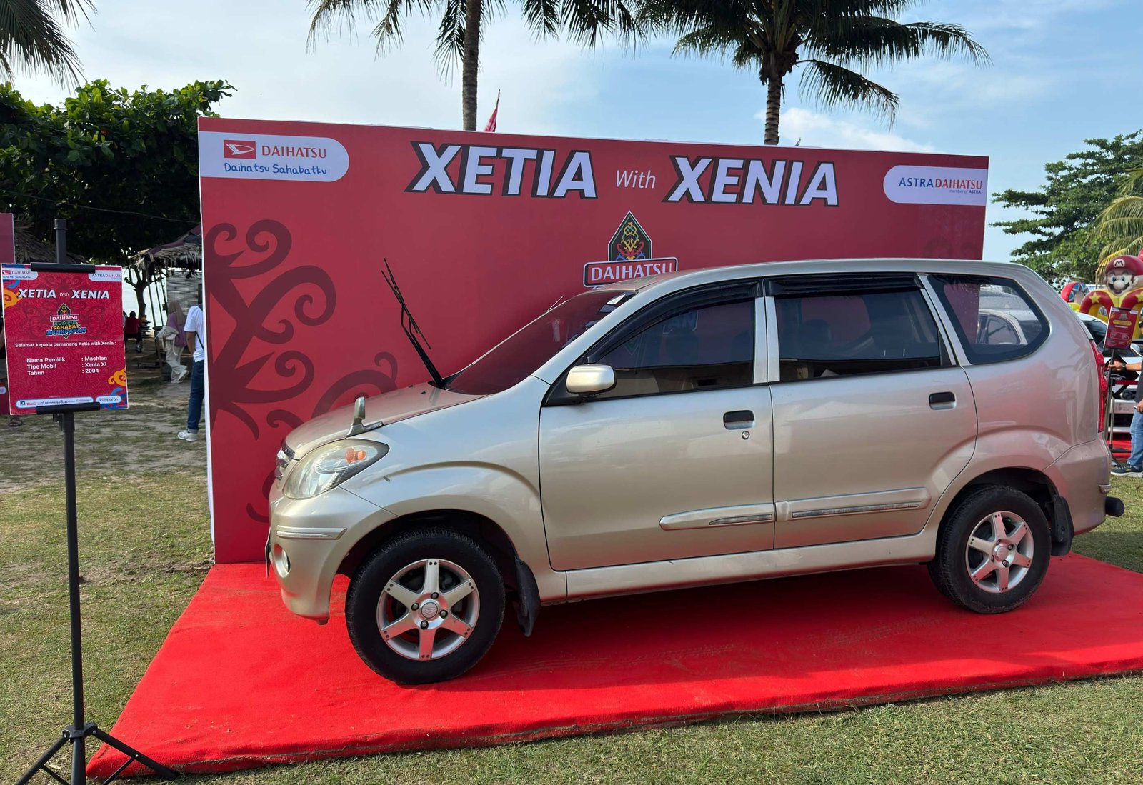 Mobil Pelanggan Terpilih Xetia With Xenia Milik Machlan Hastaika Pada Acara Kumpul Sahabat Balikpapan