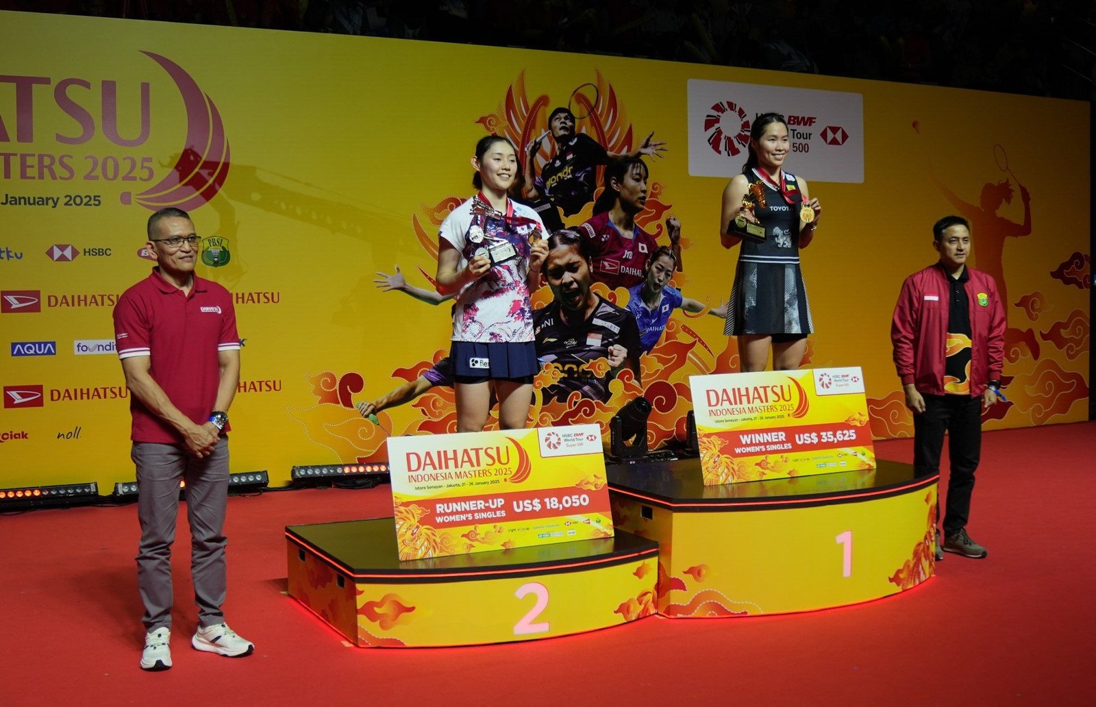 Juara Kategori Tunggal Putri Daihatsu Indonesia Masters 2025 Oleh Ratchanok Intanon