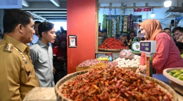 Kunjungi Pasar Bersehati Manado,  Wapres RI Pastikan Ketersediaan dan Stabilitas Harga Pangan Jelang Natal dan Tahun Baru