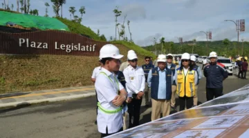 Perkuat Fungsi Kenegaraan di Ibu Kota Baru,  Wapres RI Tinjau Kawasan Legislatif-Yudikatif IKN