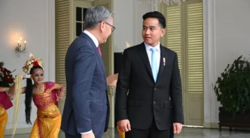 Sambut Kedatangan Wakil PM Laos,  Wapres RI Gibran Kenalkan Budaya Nusantara 