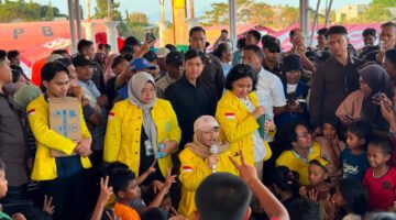 Di Posko Golo Cenggo Kabupaten Manggarai,  Wapres RI Apresiasi Keterlibatan Anak Muda dalam Penanganan Bencana di Flores