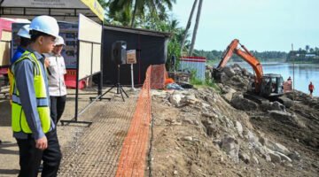 Pastikan Pemulihan Infrastruktur Pascabencana,  Wapres RI Tinjau Progres Pembangunan Jembatan Krueng Tingkeum Bireuen